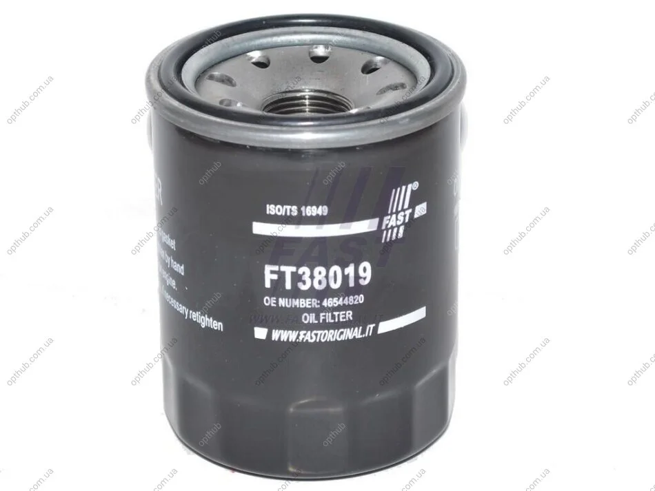 Фильтр масляный Fiat/Ford/PSA/Mazda/Kia/Mitsubishi/Hyundai/Opel/Volvo Fast FAST FT38019 (фото 1)
