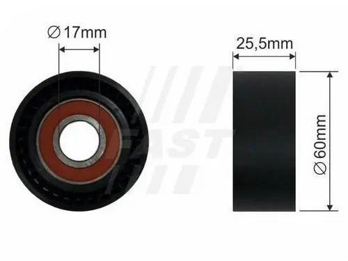 - НАТЯГУВАЧ РЕМЕНЯ MICRO-V FIAT DUCATO 02> РОЛИК 2.0 JTD FAST FT44534 (фото 1)