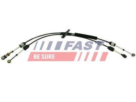 Трос КПП Master III/Opel Movano B (10-) (1115/855+1225/870мм)) FAST FT73085