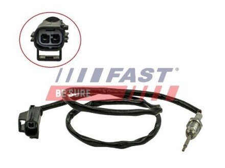 Датчик температури випускних газів (середн) Transit 2.2 HDI (12-) FAST FT80224