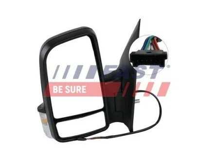 Дзеркало електр. коротке лів Mercedes Sprinter 906 (06-) з підігрівом 6 PIN Fast FAST FT88339