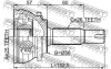Шрус зовнішній 25x56x26 FEBEST 0110ZVW30 (фото 2)