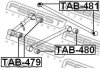 Сайлентблок заднього подовжнього важеля FEBEST TAB481 (фото 2)
