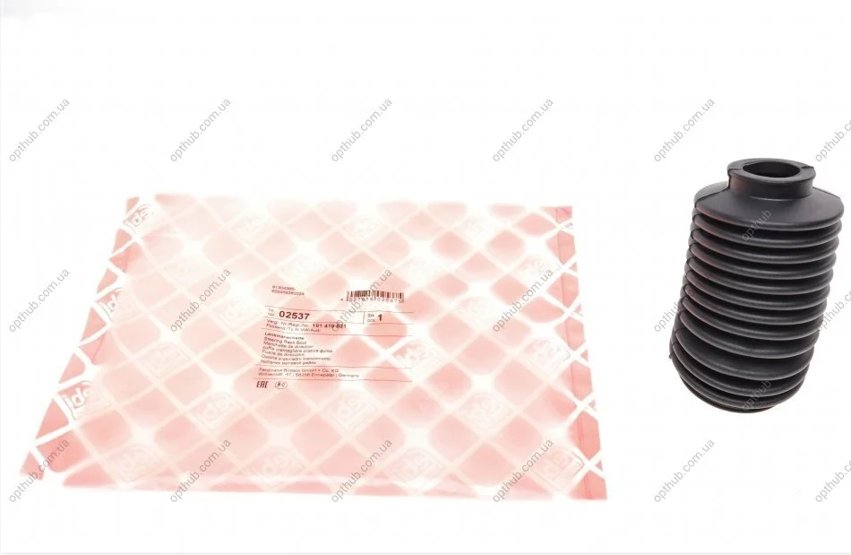Пыльник рейки рулевой Seat Cordoba/Ibiza/VW Golf/Passat -02 (25x39x126) (opt-om) FEBI BILSTEIN 02537 (фото 1)