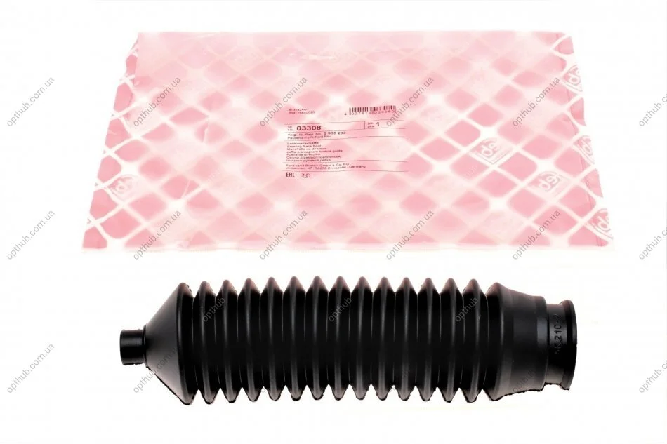 Пыльник рейки рулевой Ford Fiesta/Escort 85-03 (14x37x228mm) UA63 FEBI BILSTEIN 03308 (фото 1)