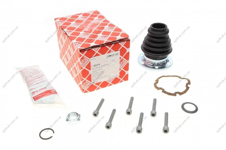 Пильовик ШРУС внутр. VW,SEAT (вир-во FEBI) FEBI BILSTEIN 03315 (фото 1)