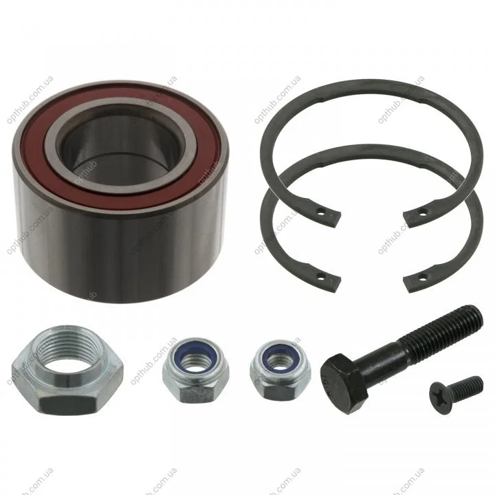 Підшипник маточини (передньої) VW Golf 83-92 (35x66x37) (к-кт) UA63 FEBI BILSTEIN 03621 (фото 1)