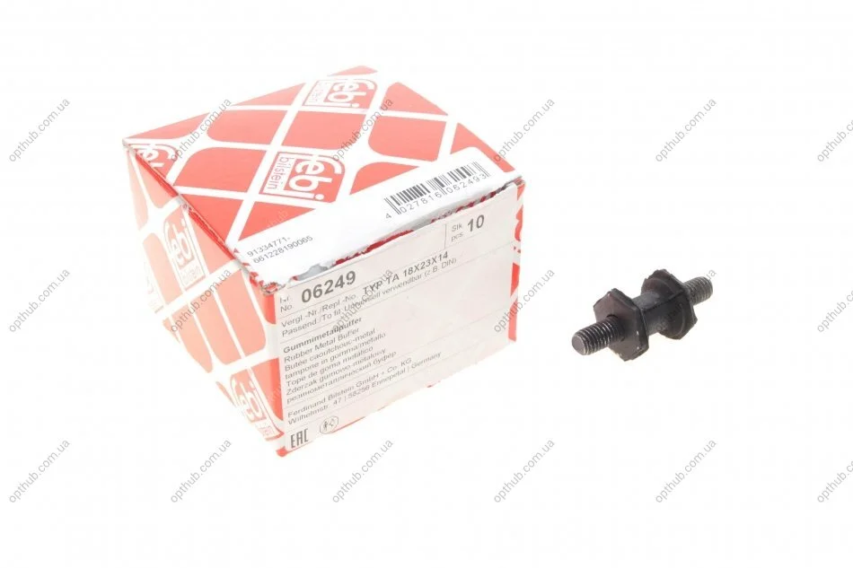 Кронштейн крепления насоса топливного Opel Ascona C/Kadett E/Omega A 1.8-3.0 81-94 (opt-om) FEBI BILSTEIN 06249 (фото 1)