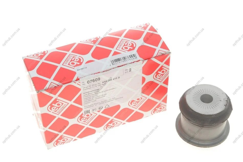 Подушка КПП AUDI 100, A6 (91-) передн. (вир-во Febi) FEBI BILSTEIN 07609 (фото 1)