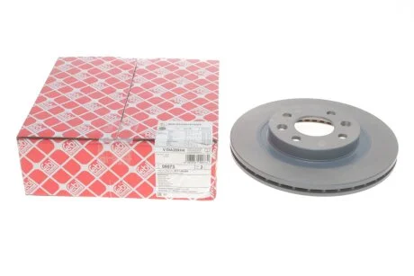 Диск гальмівний RENAULT CLIO задн. (вир-во FEBI) FEBI BILSTEIN 09073