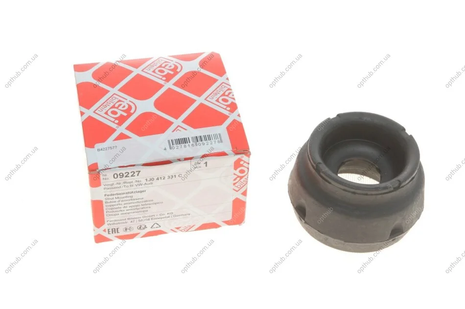 Опора стійки AUDI, SKODA OCTAVIA, VW GOLF IV передн. без підш. (вир-во Febi) FEBI BILSTEIN 09227 (фото 1)
