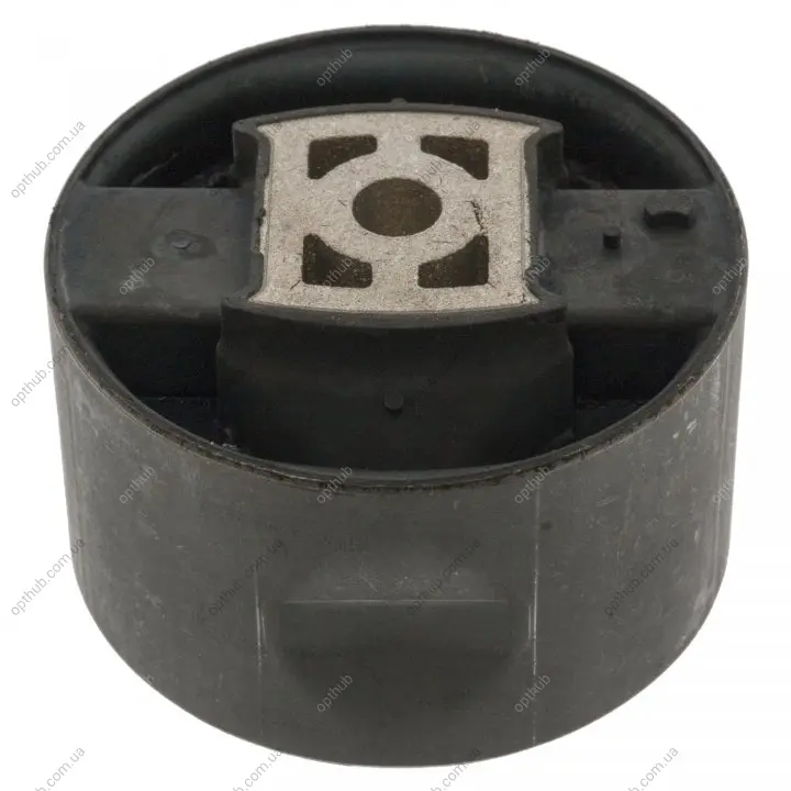 Подушка двигуна задн прав, нижн, гумово-металев. CITROEN C5 III, C6 PEUGEOT 407 2.2D 03.06-06.15 FEBI BILSTEIN 100687 (фото 1)