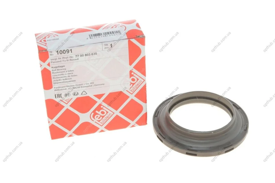 Подшипник амортизатора опорный Citroen Berlingo 96-08 UA63 FEBI BILSTEIN 10091 (фото 1)