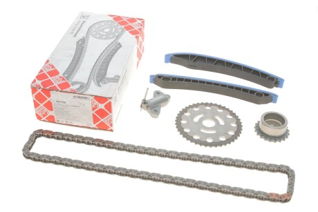 Комплект ланцюга ГРМ Renault Trafic 1.6 DCi 14- (ланцюг, натяжник, шестерня) UA63 FEBI BILSTEIN 101100