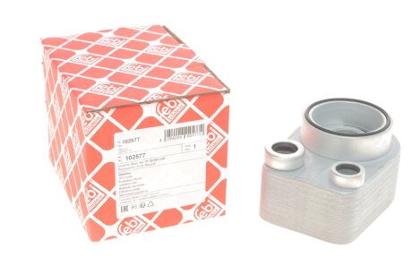 Радіатор масляний Renault Kangoo/Megane II/III 1.5dCi 02- (теплообмінник) UA63 FEBI BILSTEIN 102577