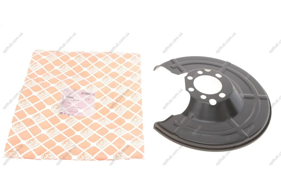 Защита тормозного диска (заднего) Opel Zafira B/Astra H/G 04-15 UA63 FEBI BILSTEIN 102666 (фото 1)