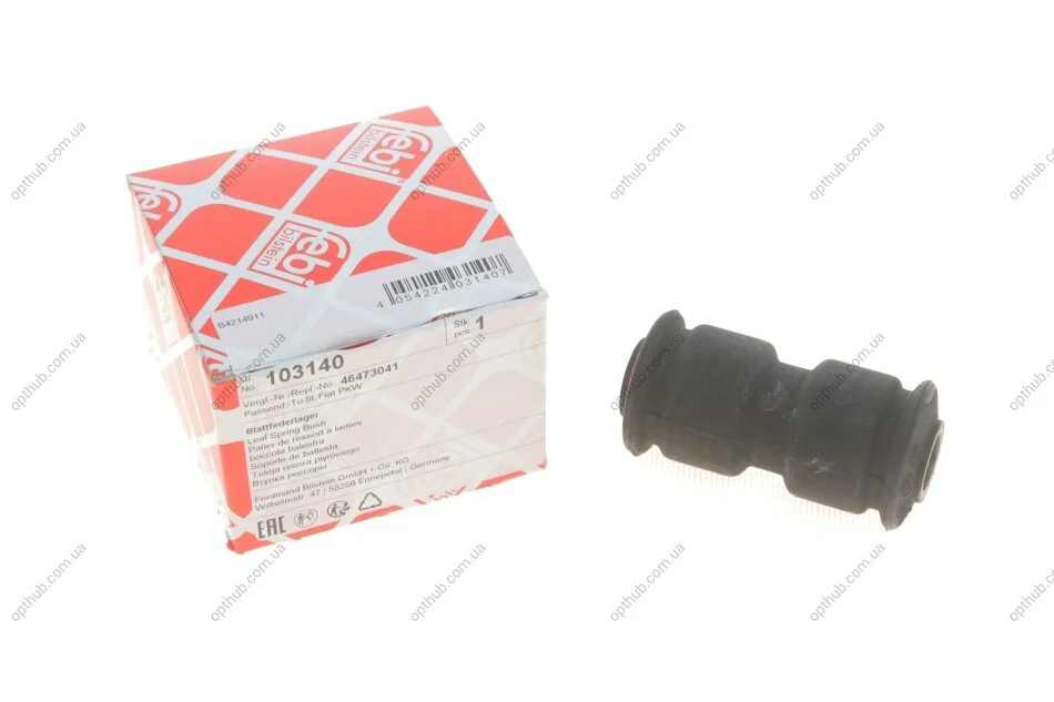 Сайлентблок ресори FIAT DOBLO 00-18 зад. міст (Вир-во FEBI) FEBI BILSTEIN 103140 (фото 1)