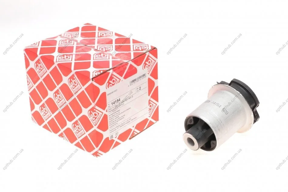 Сайлентблок балки AUDI A4 94- задн. вісь, нижня. (Вир-во Febi) FEBI BILSTEIN 14154 (фото 1)
