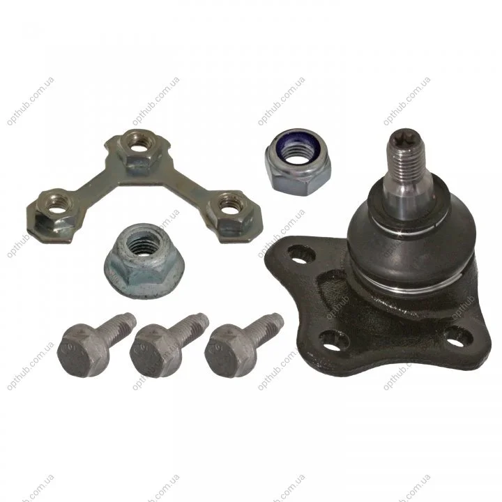 Опора кульова (передня/знизу/L) Audi A3 -93/VW Golf IV -06 (к-кт) UA63 FEBI BILSTEIN 14440 (фото 1)