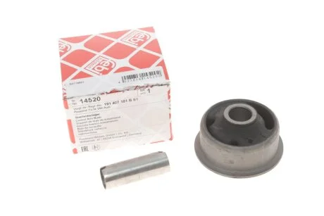 Сайлентблок рычага (переднего/сзади) VW Caddy 95-04 (с втулкой) UA63 FEBI BILSTEIN 14520