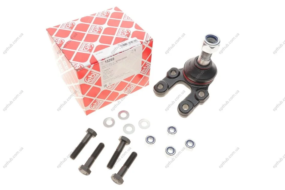 Опора кульова NISSAN TERRANO I, FORD MAVERICK 87-98 перед. міст низ (По-во FEBI) FEBI BILSTEIN 15269 (фото 1)