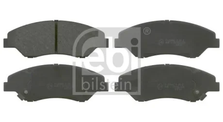 Комплект гальмівних колодок передн, KIA RETONA, SPORTAGE 2.0/2.0D 04.94-08.03 FEBI BILSTEIN 16557