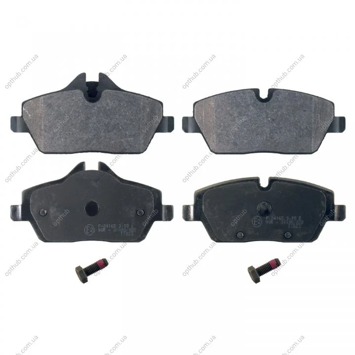 Колодки гальмівні (передні) BMW 1 (E81/E82/E87/E88) 04-13/2 (F45) 14-18 UA63 FEBI BILSTEIN 16786 (фото 1)