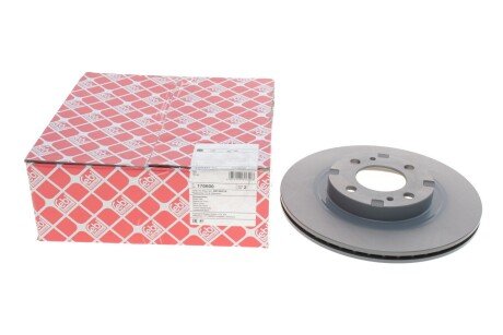 Диск гальмивний (передний) Citroen C-Zero/Peugeot ION Electric 09- (257x17) (opt-om) FEBI BILSTEIN 170600