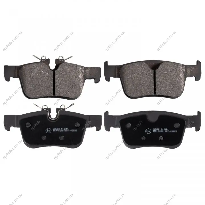 Комплект гальмівних колодок задн, VOLVO S60 III, S90 II, V60 I, V60 II, V90 II, XC60 II 2.0-2.4D 03.15- FEBI BILSTEIN 171409 (фото 1)