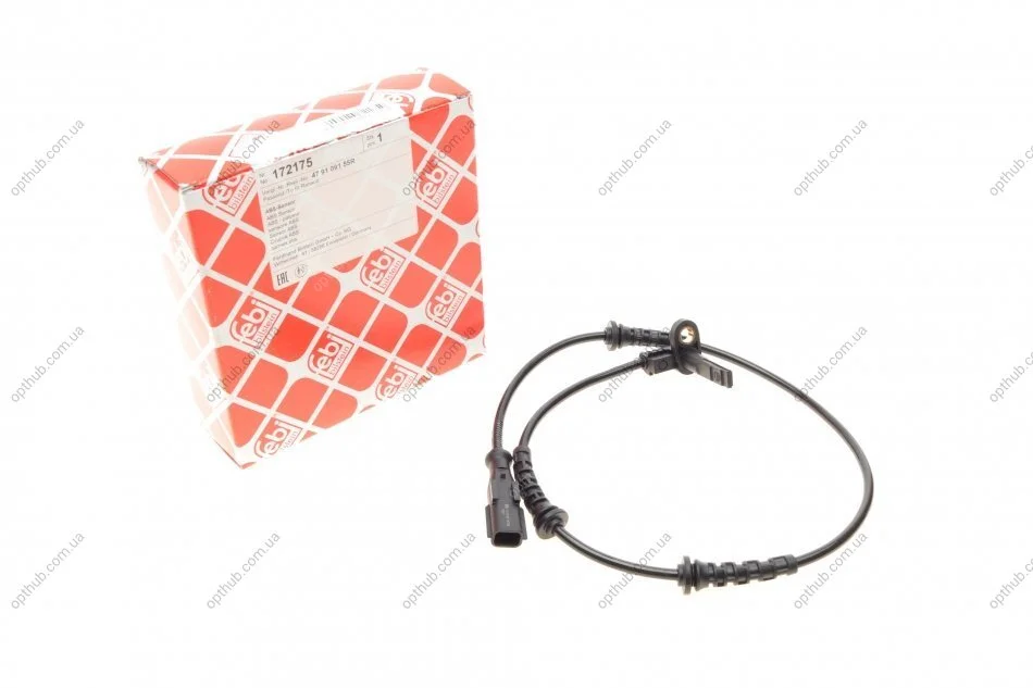 Датчик ABS (передній) Dacia Duster 1.5 dCi 10- UA63 FEBI BILSTEIN 172175 (фото 1)