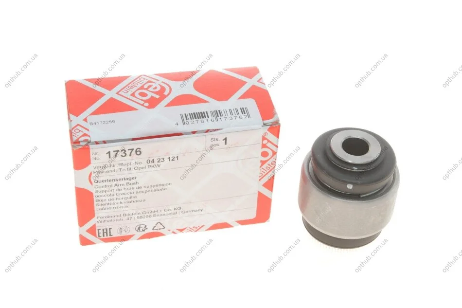 Сайлентблок важеля OPEL VECTRA B задн. вісь (Вир-во Febi) FEBI BILSTEIN 17376 (фото 1)