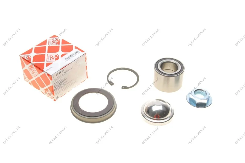 Підшипник маточини (задньої) Ford Fiesta 01- (29x53x37) (+ABS) UA63 FEBI BILSTEIN 174614 (фото 1)
