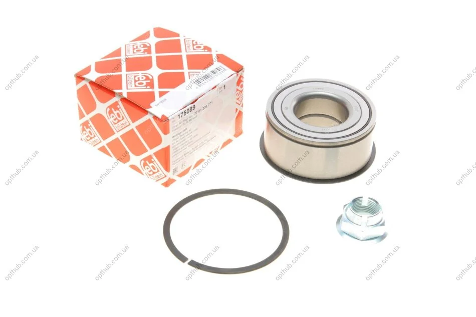 Підшипник маточини (передньої) Renault Kangoo 02-/Clio 2.0 00-09 (4x4) (40x84x40) (opt-om) FEBI BILSTEIN 175089 (фото 1)
