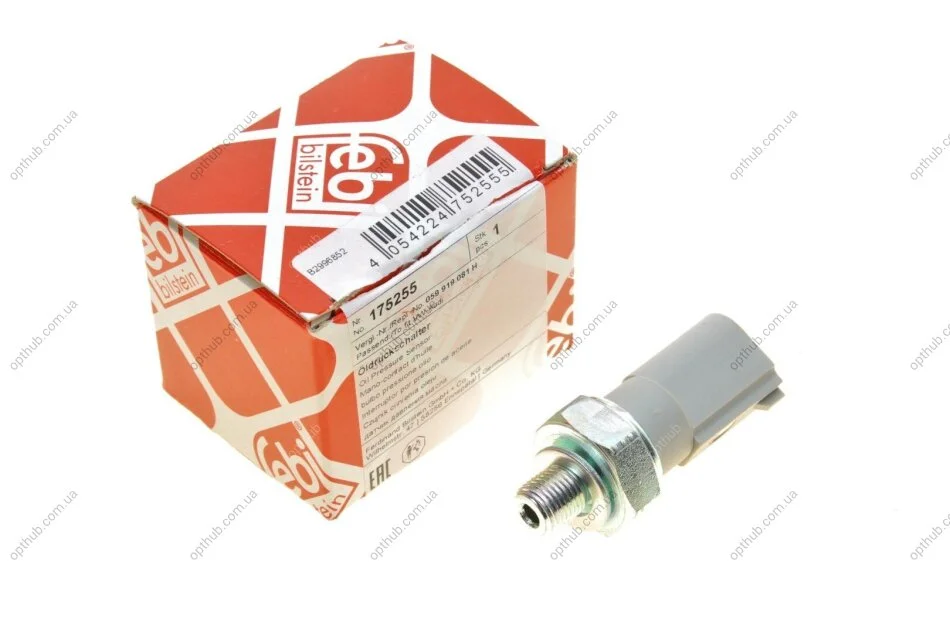 Датчик тиску оливи Audi A4/A6/A8 2.0-4.2 94-18 UA63 FEBI BILSTEIN 175255 (фото 1)