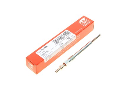 Свічка розжарювання Chevrolet Aveo/ Fiat Doblo/ Idea/ Punto 1.3-1.6 D/1.9 JTD 04-/ Opel Astra 1.3C UA63 FEBI BILSTEIN 176112