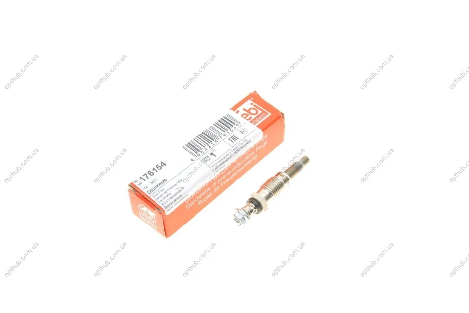 Свічка розжарювання Renault Megane/Scenic 1.9dT 96-03 (opt-om) FEBI BILSTEIN 176154 (фото 1)