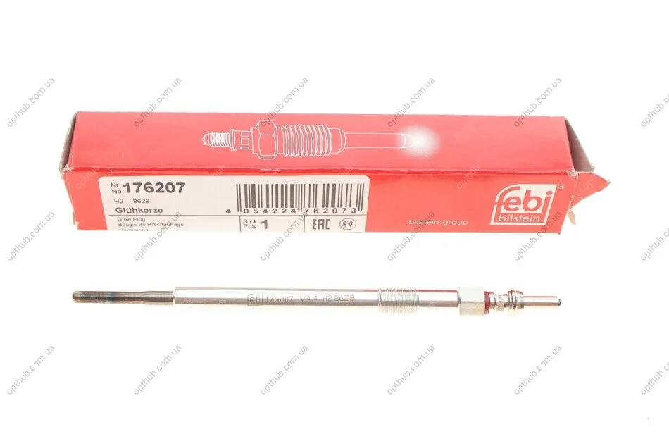 Свічка розжарювання Volvo S60/S80/V60/V70 05- UA63 FEBI BILSTEIN 176207 (фото 1)