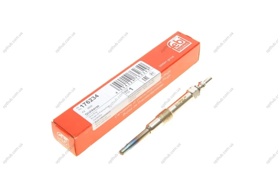 Свічка розжарювання Opel Astra H/Vectra C 1.9 CDTI 04-10 (opt-om) FEBI BILSTEIN 176234 (фото 1)