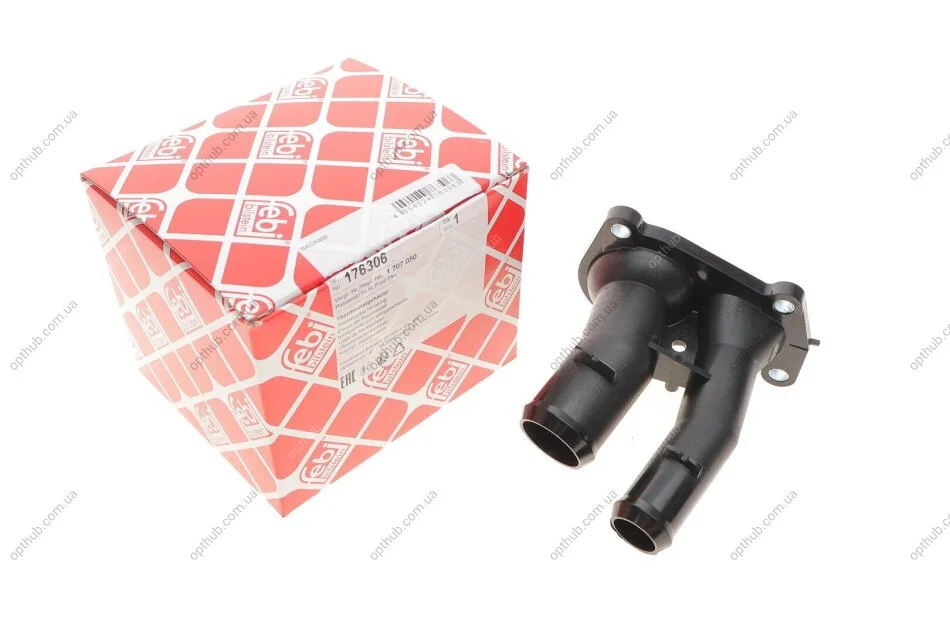 Корпус термостата з прокладкою Ford Focus III (11) 2010 - 2020 (вир-во FEBI) FEBI BILSTEIN 176306 (фото 1)