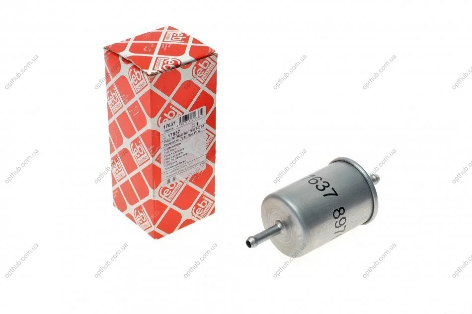 Фильтр топливный Opel Astra F/Corsa/Kadett/Vectra 84-00 UA63 FEBI BILSTEIN 17637 (фото 1)