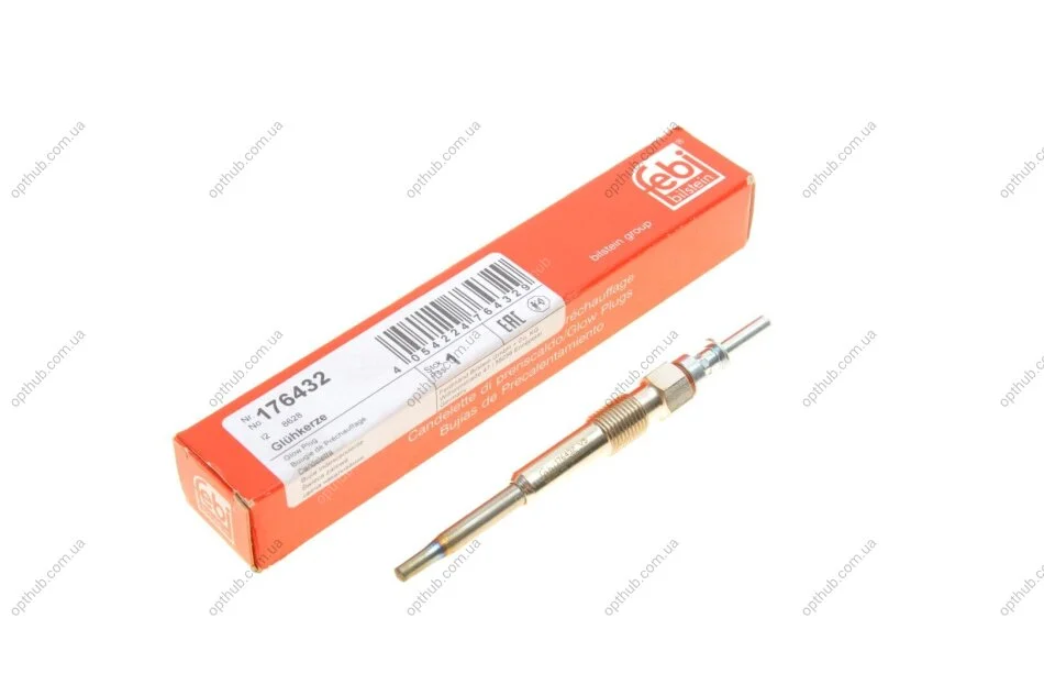 Свічка розжарювання BMW 3 (E46/E90)/5 (E60)/X5 (E70) 2.0/2.5/3.0D 01- (5V) UA63 FEBI BILSTEIN 176432 (фото 1)