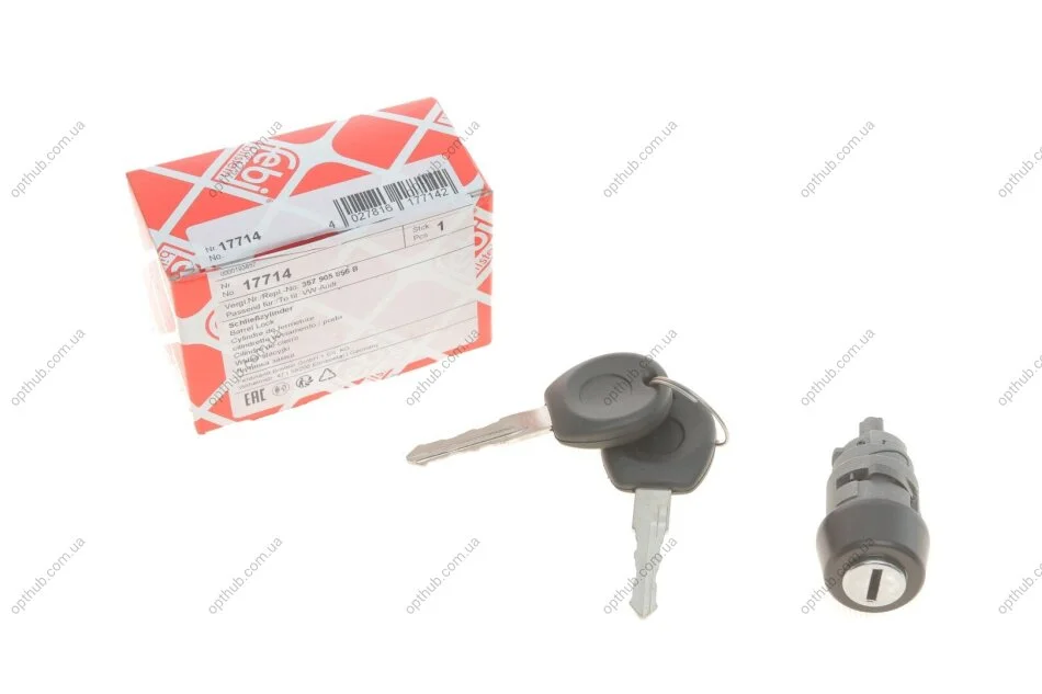 Сердцевинa для замка зажигания с ключом VW Passat 3 (пр-во Febi) C.I.U FEBI BILSTEIN 17714 (фото 1)