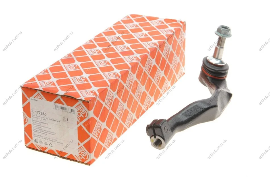 Наконечник тяги рульової (R) BMW 2 (F45/F46)/Mini Clubman/Countryman 1.5-2.0D 13- (L=235mm) (opt-om) FEBI BILSTEIN 177860 (фото 1)