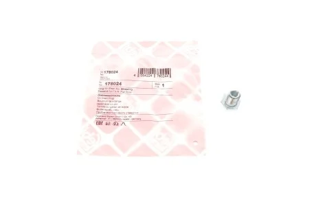 Болт зливу оливи Fiat Doblo 1.4 10- (M12x1.25) (opt-om) FEBI BILSTEIN 178024