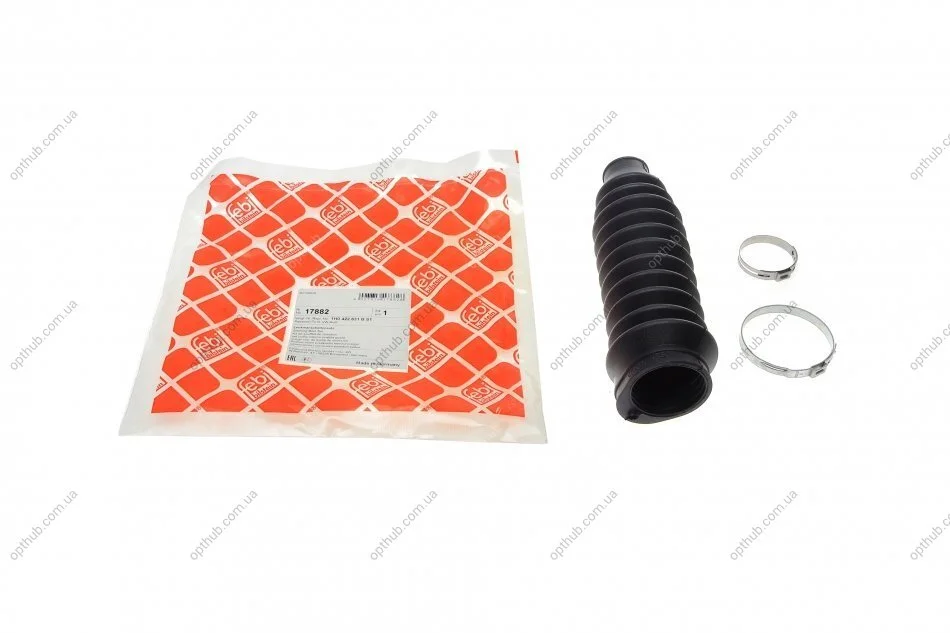 Пильник рейки рульової VW Caddy II 95-03 (к-кт)(L=210mm) (opt-om) FEBI BILSTEIN 17882 (фото 1)