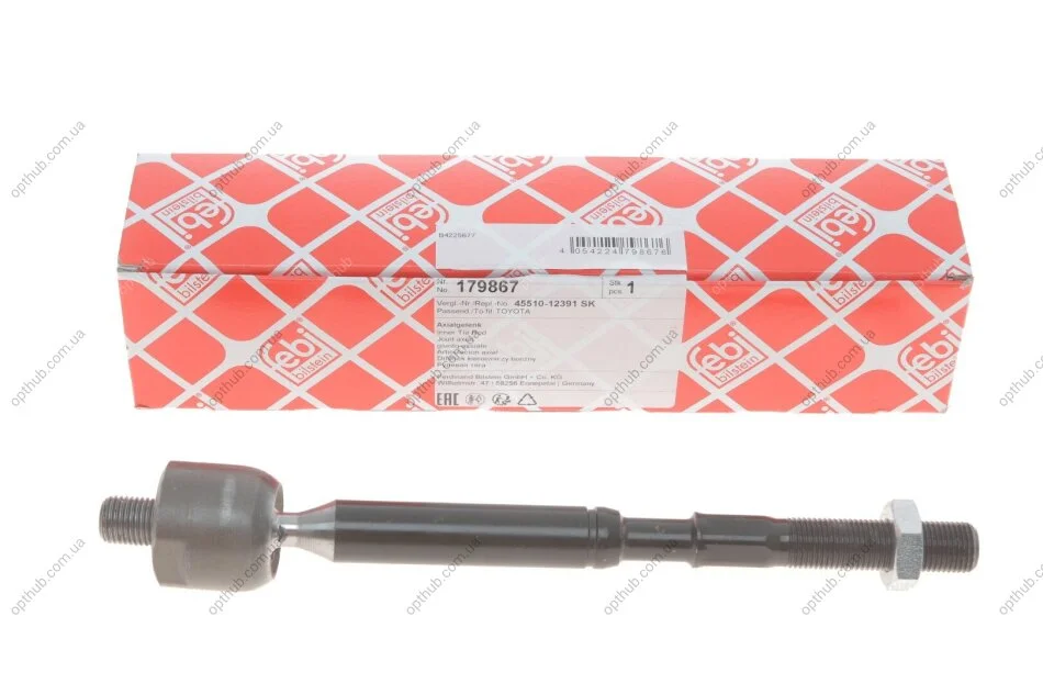 Тяга рульова з гайкою FEBI BILSTEIN 179867 (фото 1)