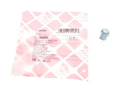 Болт зливу оливи VW T4 1.9 D 90-95 (M14x1.5/ L=10) (opt-om) FEBI BILSTEIN 180282
