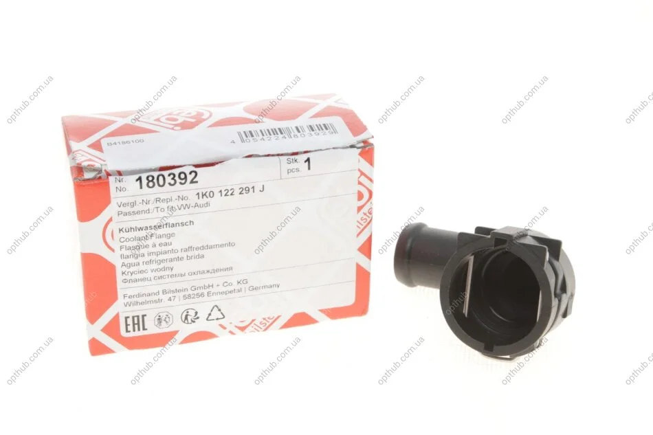 Фланець системи охолодження AUDI; SEAT; SKODA; VW (вир-во FEBI) FEBI BILSTEIN 180392 (фото 1)