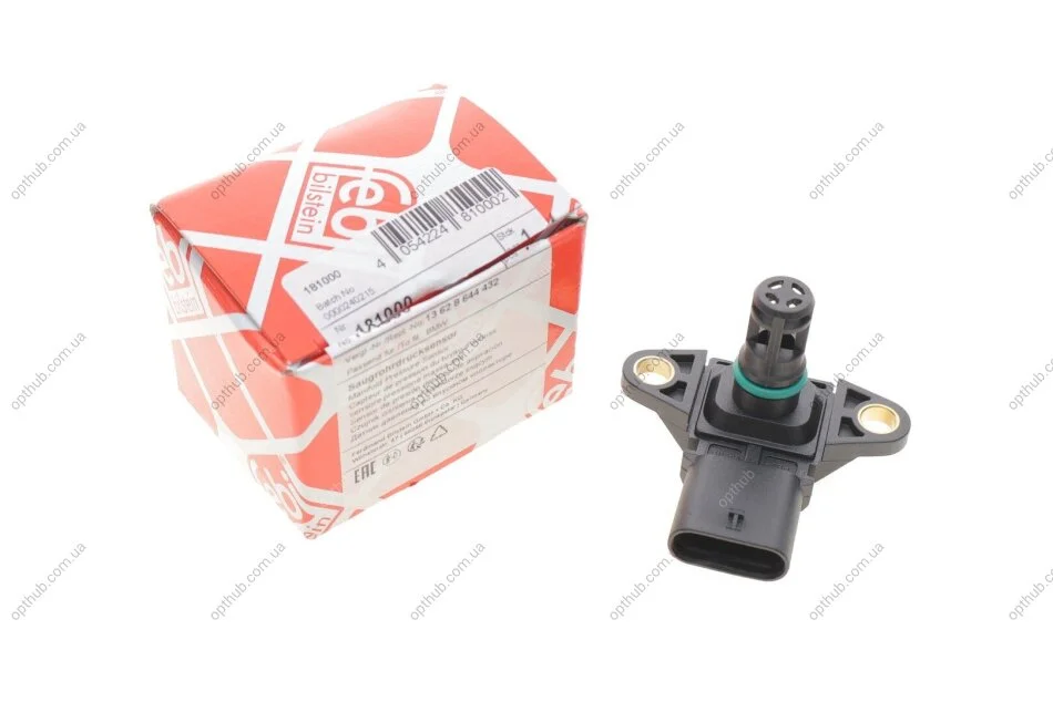 Датчик тиску наддува BMW 3 (E90/F30/F80)/5 (F10/G30/F90)/7 (F01-F04/G11/G12) 05- N20/N26/N54/N (opt-om) FEBI BILSTEIN 181000 (фото 1)