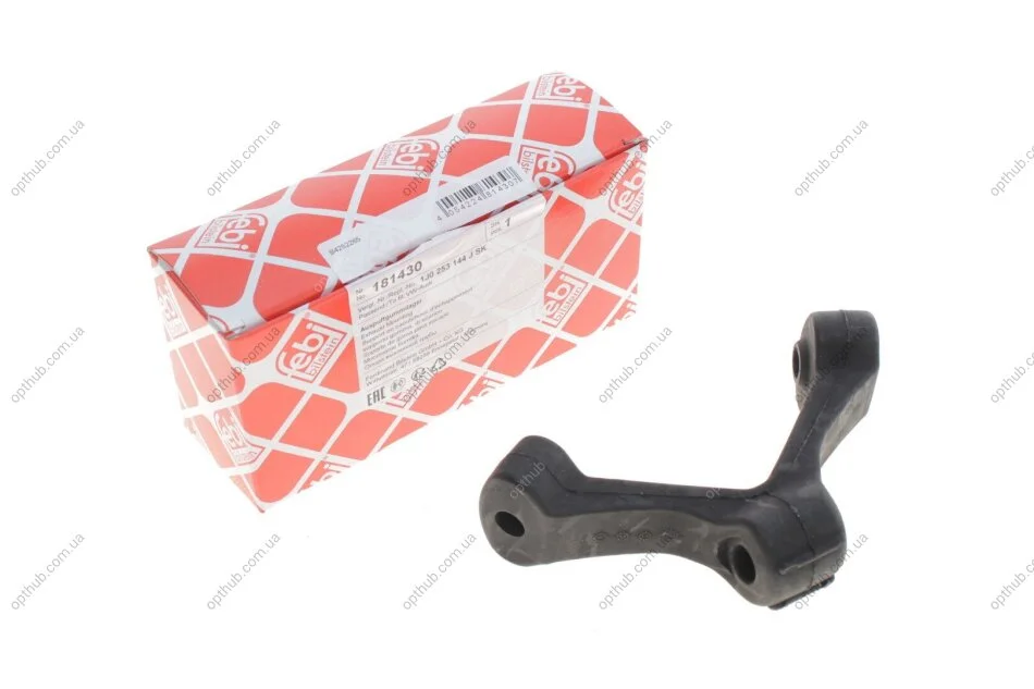 Кронштейн крепления глушителя VW Caddy III 1.4-2.0 TDI 04-15 (opt-om) FEBI BILSTEIN 181430 (фото 1)